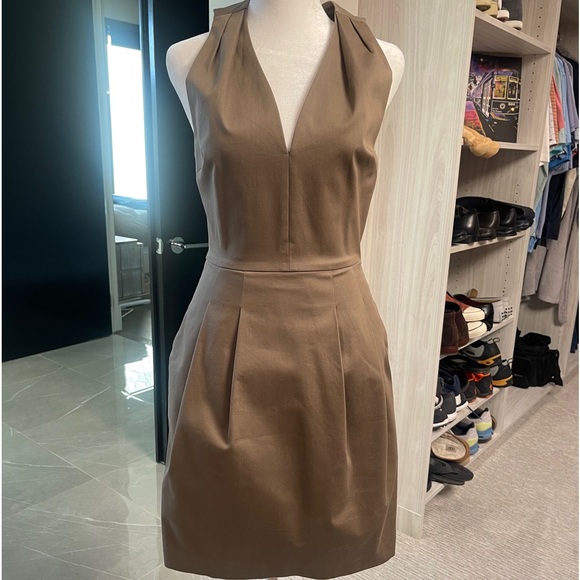 Reiss camp green halter dress size 2 - Picture 2 of 6